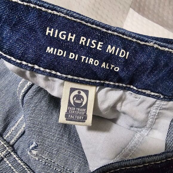 EUC UNIVERSAL THREAD HIGH RISE MIDI CUFFED SHORTS SIZE 8/29 WOMENS - Picture 13 of 15